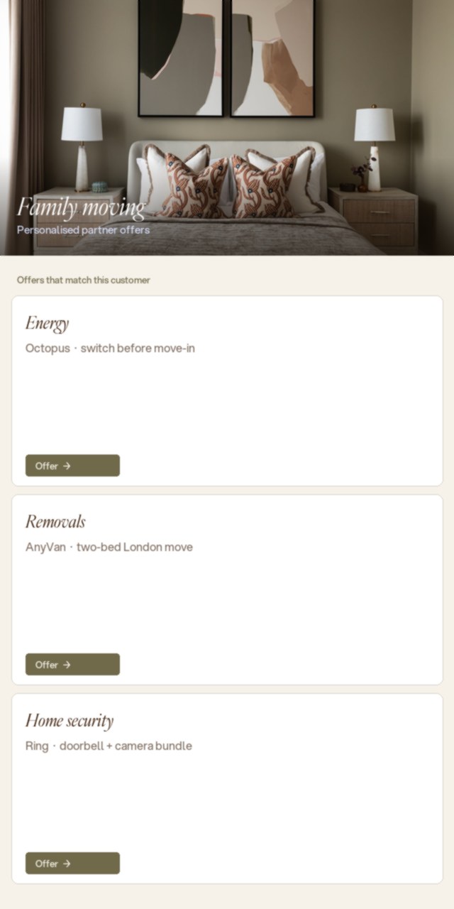 Family moving offers: energy, removals, security
