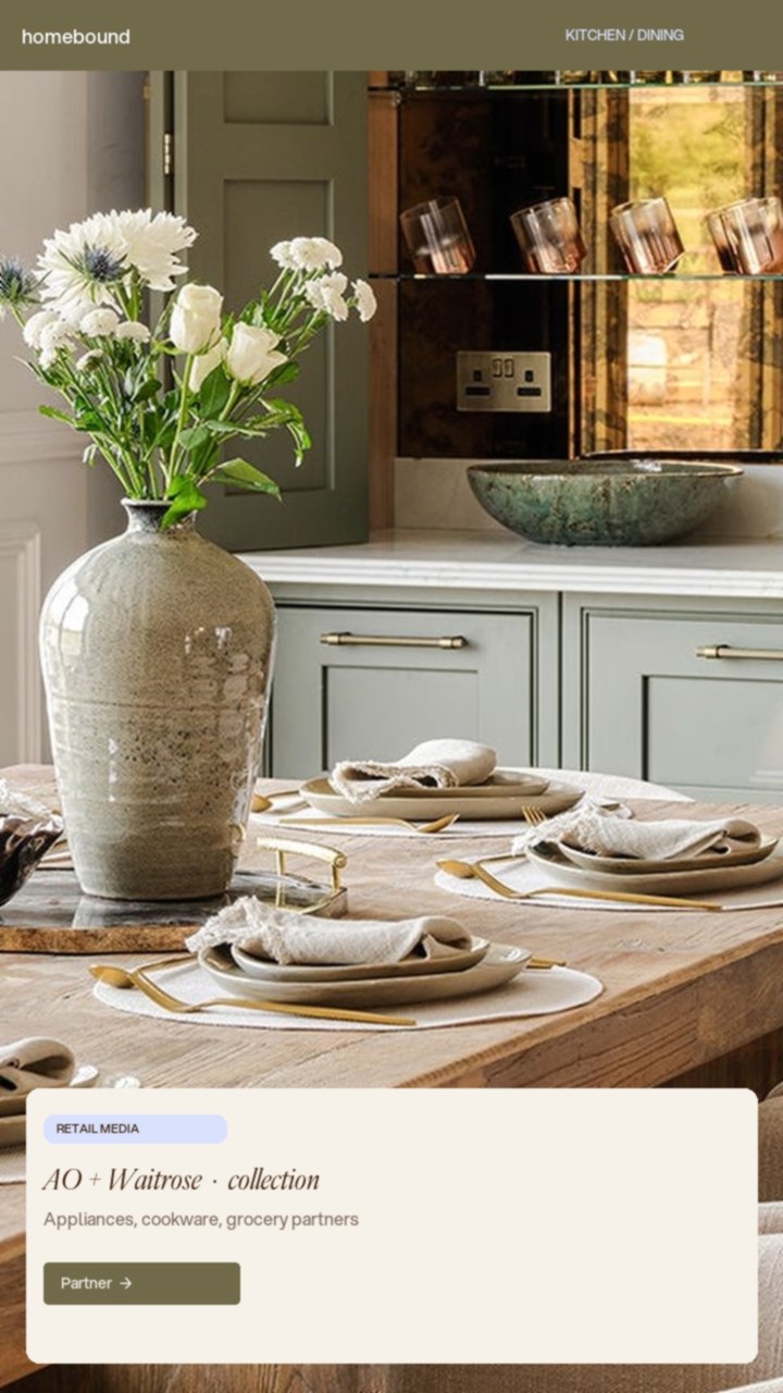 Kitchen appliances and grocery retail media